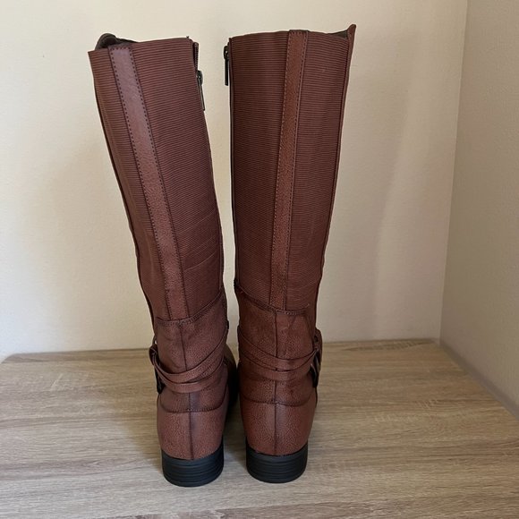 CLOUDWALKERS Naomi Boots - Brown - Size 8.5 Wide - Picture 7 of 9